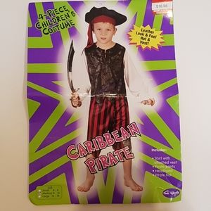 Halloween Caribbean Pirate Costume sz.M